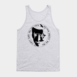 Gothic Drama Mask Inverted Tank Top